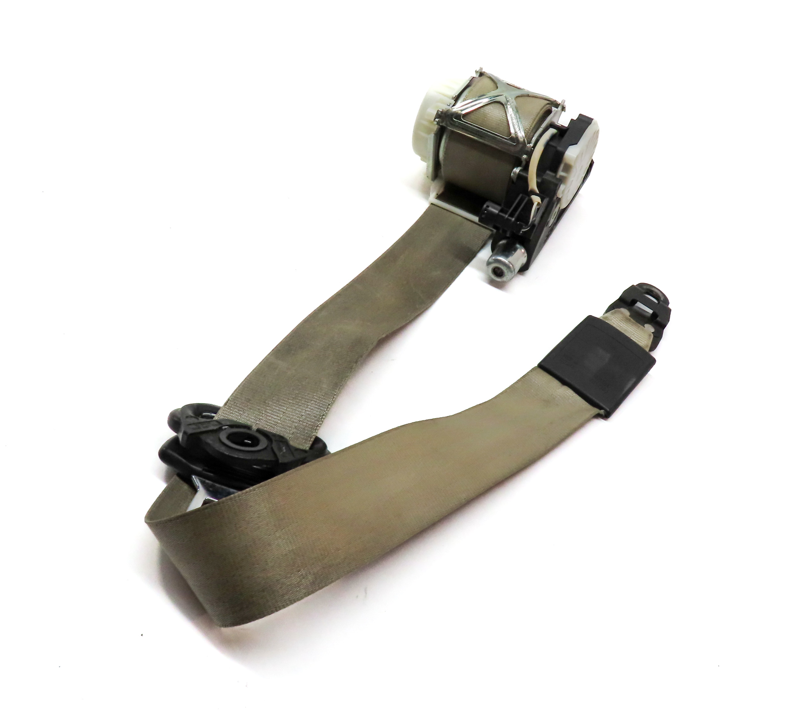 2007-2009 AUDI Q7 (4L) FRONT LEFT DRIVER SEAT SEATBELT RETRACTOR (Beige) — exact item pictured